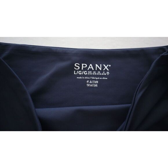 Spanx 50126R Women's Sz L Sunkissed Navy Adjustable High-Rise Swim Brief Bottoms - Picture 3 of 6